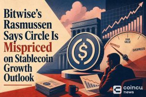 Bitwise’s Rasmussen Says Circle Is Mispriced on Stablecoin Growth Outlook