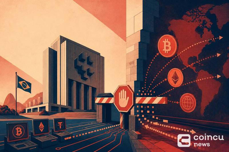 Brazil Central Bank Orders Exchanges to Delay Large Crypto Transfers Abroad