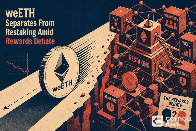 weETH Separates From Restaking Amid Rewards Debate