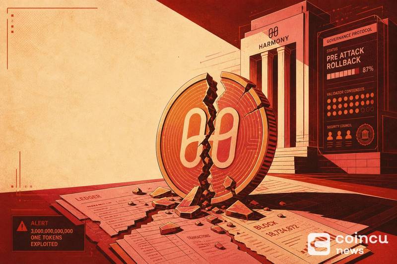 Harmony Plans Pre-Attack Rollback After 3 Trillion ONE Token Exploit