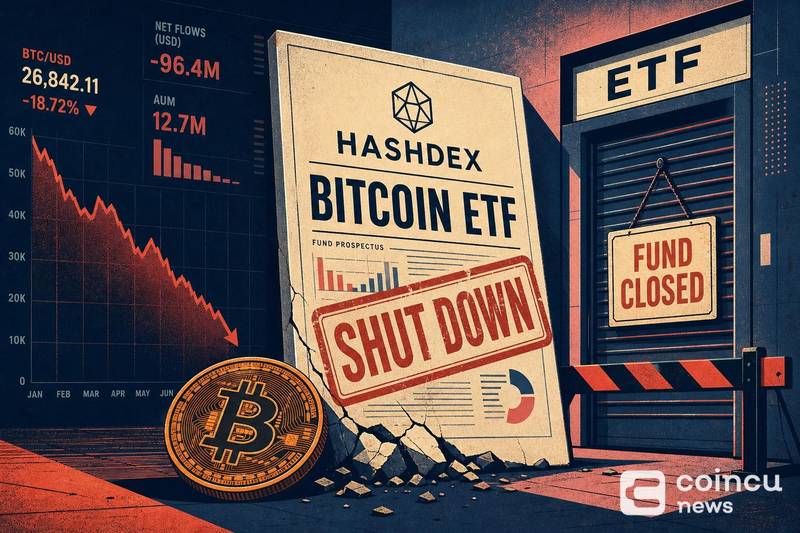 Hashdex to Shut Down Bitcoin ETF After Asset Struggles