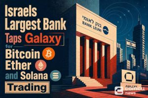 Israel's Largest Bank Taps Galaxy for Bitcoin, Ether and Solana Trading