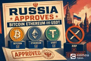 Russia Approves Bitcoin, Ethereum and USDT Trading, Excludes XRP