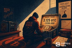 Solo Bitcoin Miner Hits Jackpot, Scoring $200K BTC Reward