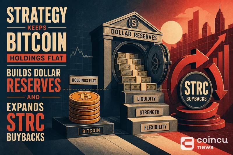 Strategy Keeps Bitcoin Holdings Flat, Builds Dollar Reserves, and Expands STRC Buybacks