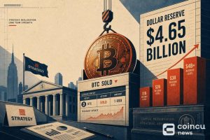 Strategy Sells 1,690 BTC as Dollar Reserve Reaches $4.65 Billion