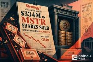 Strategy Sells $334M in MSTR Shares, Bitcoin Holdings Unchanged