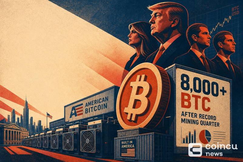 Trump Family’s American Bitcoin Tops 8,000 BTC After Record Mining Quarter