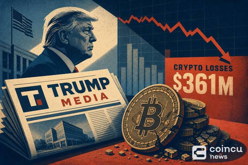 Trump Media Bitcoin Holdings Shrink as Crypto Losses Hit $361M