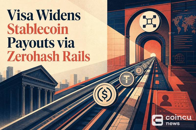 Visa Widens Stablecoin Payouts via Zerohash Rails